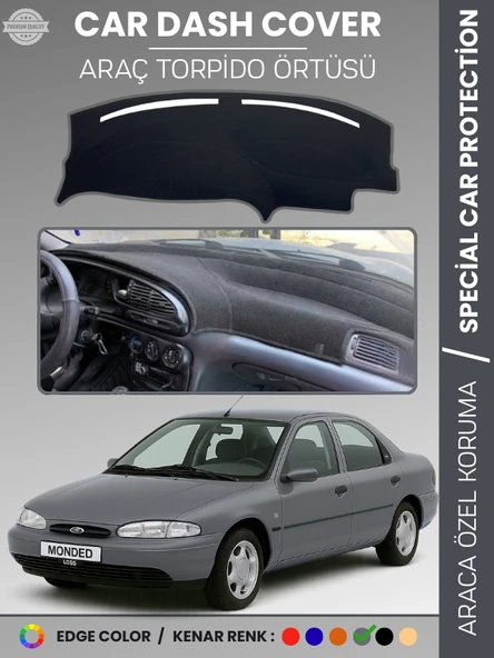 FORD MONDEO (2000-2007) Torpido Örtüsü Ön Göğüs Torpido Koruma Tam Uyum Kaymaz Kolay Montaj ürün görseli 1
