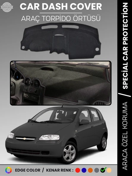 CHEVROLET KALOS Torpido Örtüsü Ön Göğüs Koruma Tam Uyum Çatlamayı Önler Kolay Montaj ürün görseli 1