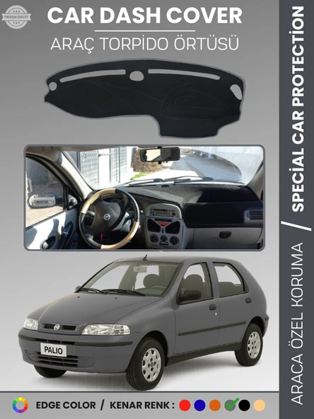 FİAT PALİO (1999-2005) Torpido Örtüsü Ön Göğüs Koruma Torpido Koruma Tam Uyum Kaymaz Kolay Montaj ürün görseli 1