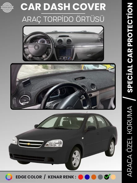 CHEVROLET LACETTİ (2002-2009) Torpido Örtüsü Ön Göğüs Koruma Torpido Koruma Tam Uyum ürün görseli 1