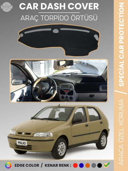 FİAT PALİO (1999-2005) Torpido Örtüsü Ön Göğüs Koruma Torpido Koruma Tam Uyum Kaymaz Kolay Montaj ürün görseli 1