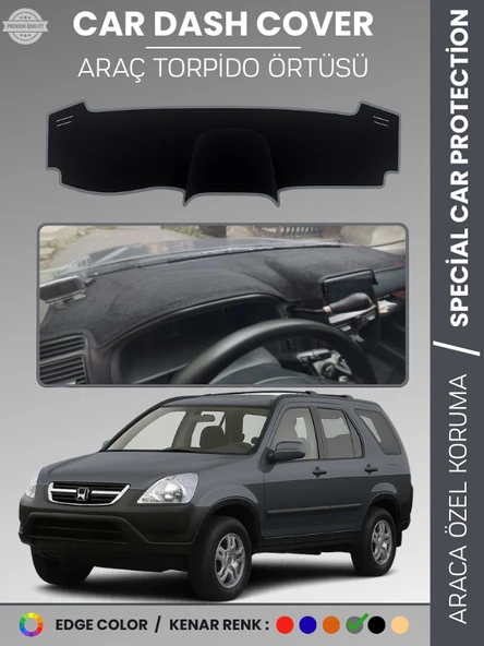 HONDA CR-V (2002-2006) Torpido Örtüsü Torpido Koruma Tam Uyum Çatlamayı Önler Kolay Montaj ürün görseli 1