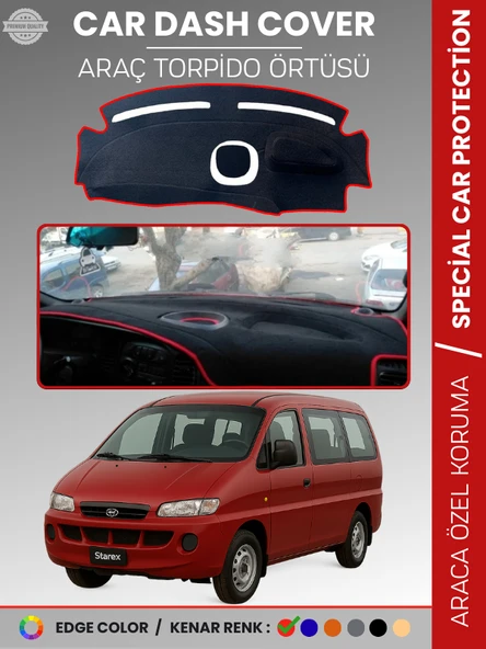 HYUNDAİ STAREX (1997-2007) Torpido Örtüsü Ön Göğüs Tam Uyum Çatlamayı Önler Kaymaz Kolay Montaj ürün görseli 1