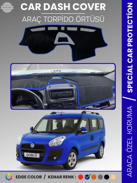 FIAT DOBLO D3 KAPAKLI (2013-2015) AİRBAGSİZ Torpido Örtüsü Göğüs Torpido Koruma Çatlamayı Engeller ürün görseli 1