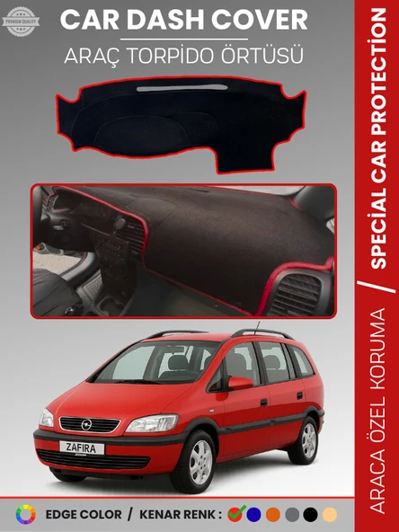 OPEL ZAFİRA A (1999-2003) Torpido Örtüsü Ön Göğüs Torpido Koruma Birebir Uyum Kaymaz Özel Kesim ürün görseli 1