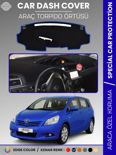 TOYOTA VERSO (2009-2018) Torpido Örtüsü Ön Göğüs Koruma Tam Uyum Kolay Montaj ürün görseli 1