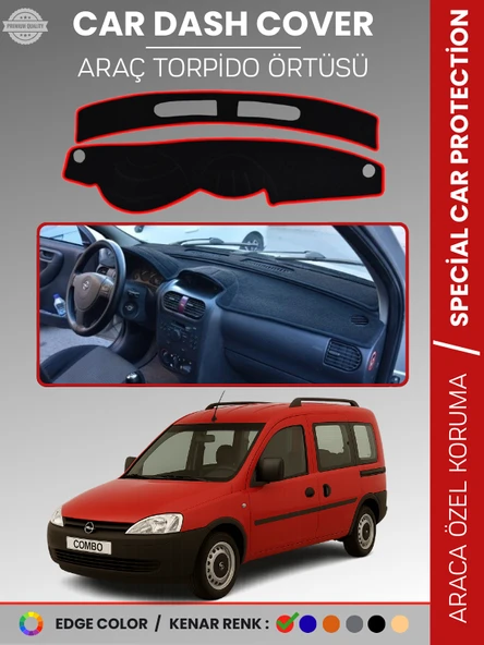 Opel COMBO C (2001-2011) Torpido Örtüsü Ön Göğüs Koruma Torpido Koruma Tam Uyum Çatlamayı Önler ürün görseli 1