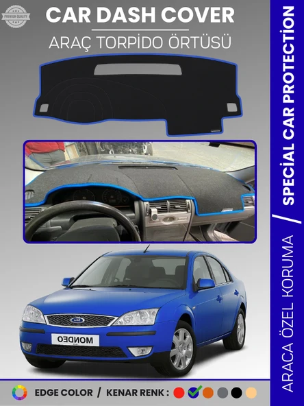 FORD MONDEO (2007-2014) Torpido Örtüsü Ön Göğüs Torpido Koruma Tam Uyum Kaymaz Kolay Montaj ürün görseli 1