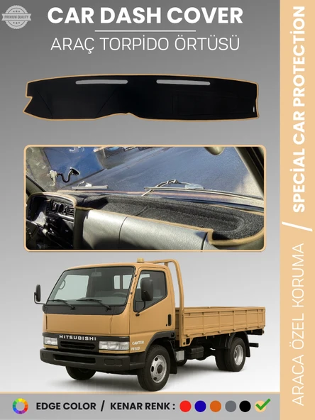 MITSUBISHI FUSO CANTER (1998-2006) Torpido Örtüsü Premium Kalite Torpido Koruma Özel Kesim UV Koruma ürün görseli 1