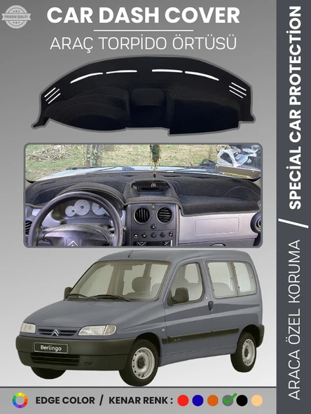 CITROEN Berlingo (1996-2001) Torpido Örtüsü Ön Göğüs Torpido Koruma Çatlamayı Engeller Tam Uyum ürün görseli 1