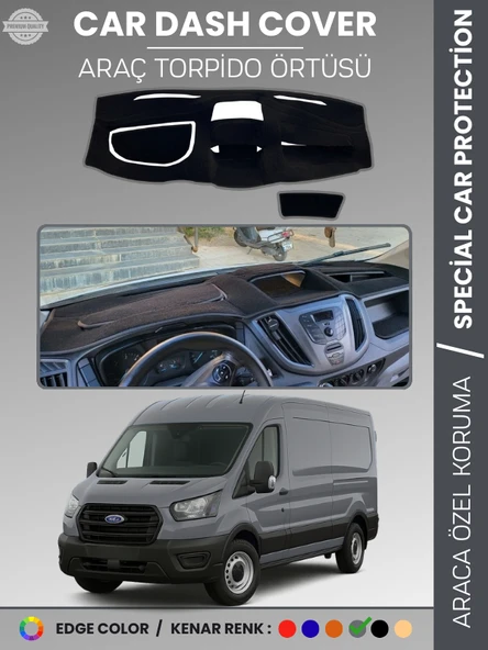 Ford TRANSİT V363 (2014-2019) ÜST 3 GÖZLÜ MODEL Torpido Örtüsü Ön Göğüs Koruma ürün görseli 1