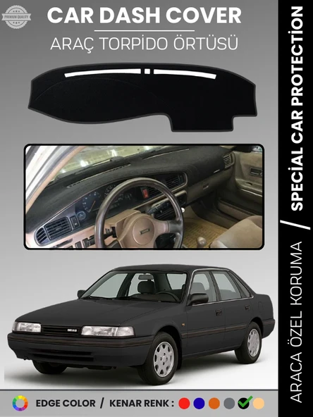 MAZDA 626 (1987-1991) Torpido Örtüsü Ön Panel Halısı Torpido Koruma Özel Kesim Kaymaz Hızlı Montaj ürün görseli 1