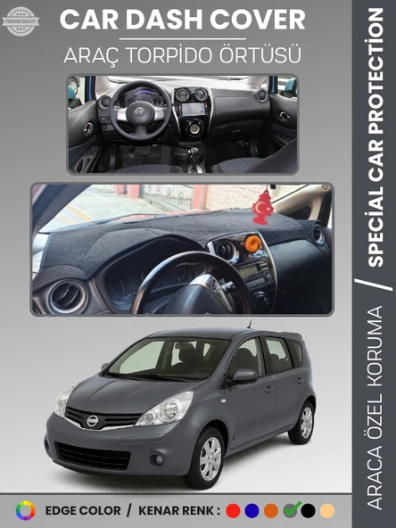 NISSAN NOTE E12 (2013-2020) Torpido Örtüsü Premium Kalite Torpido Koruma Araca Özel UV Koruma ürün görseli 1