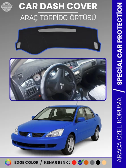 MITSUBISHI LANCER (2003-2007) Torpido Örtüsü Ön Göğüs Koruma Torpido Koruma Araca Özel Tam Uyum ürün görseli 1