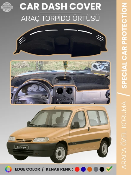 CITROEN Berlingo (1996-2001) Torpido Örtüsü Ön Göğüs Torpido Koruma Çatlamayı Engeller Tam Uyum ürün görseli 1
