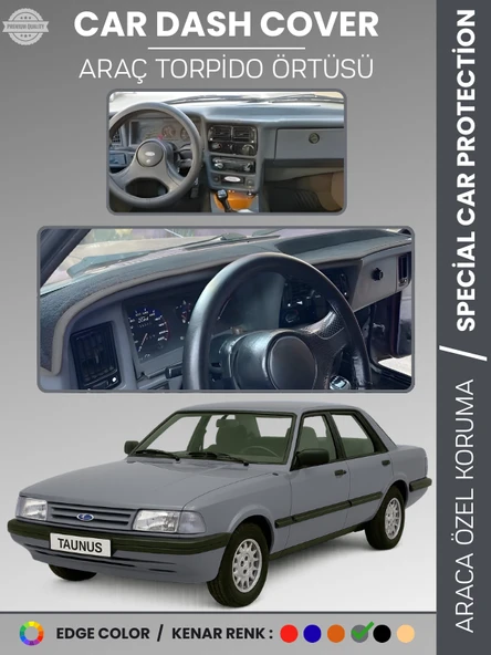 FORD TAUNNUS (1986-1994) Torpido Örtüsü Ön Göğüs Koruma Torpido Koruma Çatlamayı Engeller Tam Uyum ürün görseli 1