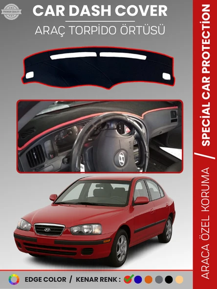 HYUNDAİ ELANTRA (1997-2006) Torpido Örtüsü Ön Panel Halı Araca Özel Çatlamayı Önler Kaymaz ürün görseli 1