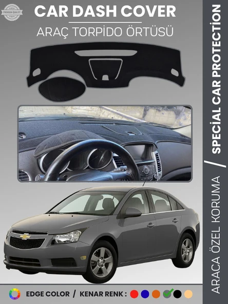 CHEVROLET Cruze (2008-2011) Torpido Örtüsü Ön Göğüs Torpido Koruma Tam Uyum Kaymaz Hızlı Montaj ürün görseli 1