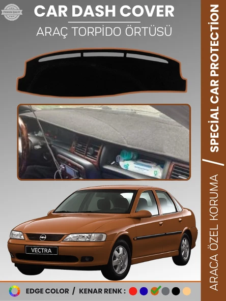OPEL VECTRA B (1995-2001) Torpido Örtüsü Ön Göğüs Torpido Koruma Birebir Uyum Kaymaz Özel Kesim ürün görseli 1