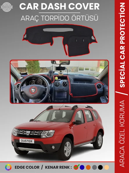 DACIA DUSTER (2015 +) Torpido Örtüsü Ön Göğüs Koruma Torpido Koruma Çatlamayı Engeller Tam Uyum ürün görseli 1