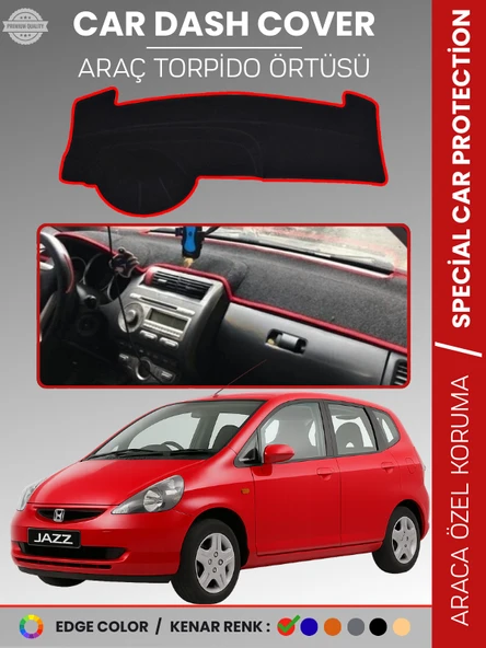 HONDA JAZZ (2002-2007) Torpido Örtüsü Torpido Koruma Tam Uyum Çatlamayı Önler Kolay Montaj ürün görseli 1