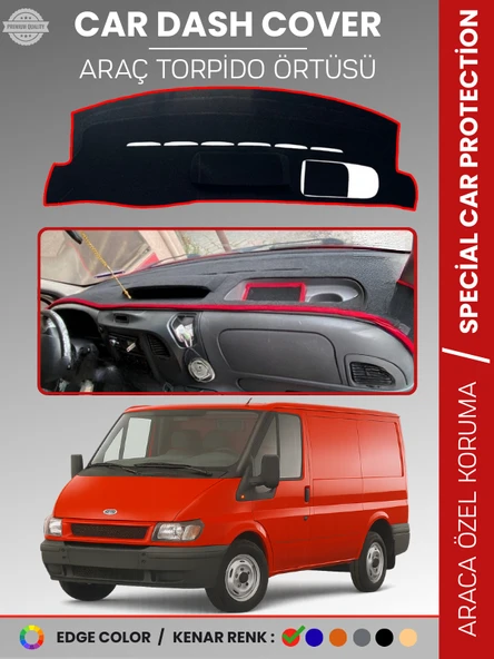 FORD TRANSİT (2006-2012) Torpido Örtüsü Ön Panel Torpido Koruma Tam Uyum Kaymaz Kolay Montaj ürün görseli 1