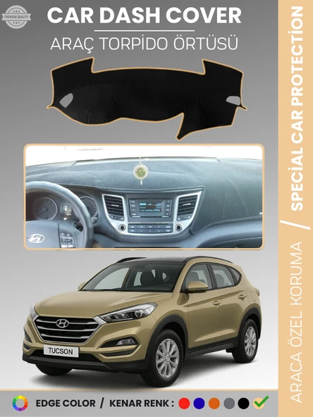 HYUNDAİ TUCSON (2016-2018) EKRANSIZ Torpido Ön Panel Torpido Koruma Çatlamayı Engeller Tam Uyum ürün görseli 1