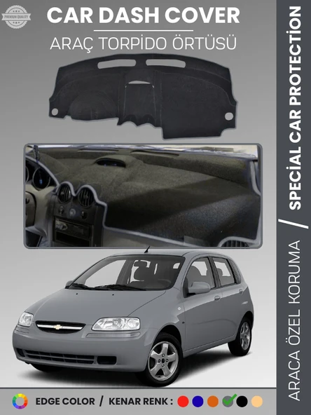 CHEVROLET KALOS Torpido Örtüsü Ön Göğüs Koruma Tam Uyum Çatlamayı Önler Kolay Montaj ürün görseli 1