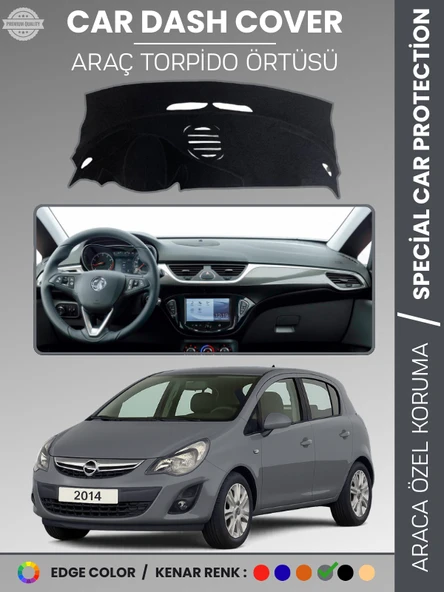 OPEL CORSA E (2013-2019) Torpido Örtüsü Ön Göğüs Koruma Torpido Koruma Tam Uyum Çatlamayı Önler ürün görseli 1