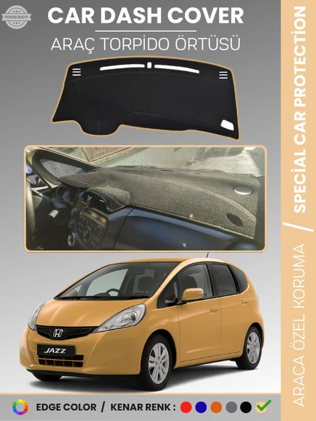 HONDA JAZZ (2009-2013) Torpido Örtüsü Torpido Koruma Tam Uyum Çatlamayı Önler Kolay Montaj ürün görseli 1