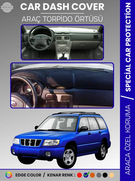 SUBARU FORESTER (1997-2002) Torpido Örtüsü Ön Göğüs Halı Torpido Koruma Tam Uyum Kaymaz UV Koruma ürün görseli 1