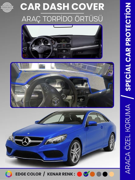 MERCEDES E CLASS COUPE C207 (2009-2017) Torpido Örtüsü Premium Torpido Koruma Özel Kesim UV Koruma ürün görseli 1