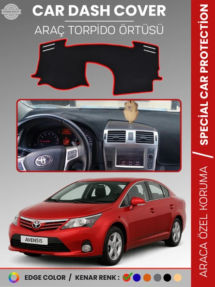 TOYOTA AVENSIS T27 (2009-2018) Torpido Örtüsü Ön Göğüs Koruma Tam Uyum Çatlamayı Önler ürün görseli 1