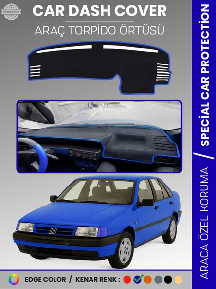 FIAT TEMPRA ANALOG MODEL DİJİTAL EKRAN Torpido Örtüsü Araca Özel Tam Uyum Kaymaz Kolay Montaj ürün görseli 1