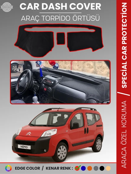 CITROEN NEMO (2007-2020) Torpido Örtüsü Ön Göğüs Koruma Torpido Koruma Çatlamayı Engeller Tam Uyum ürün görseli 1