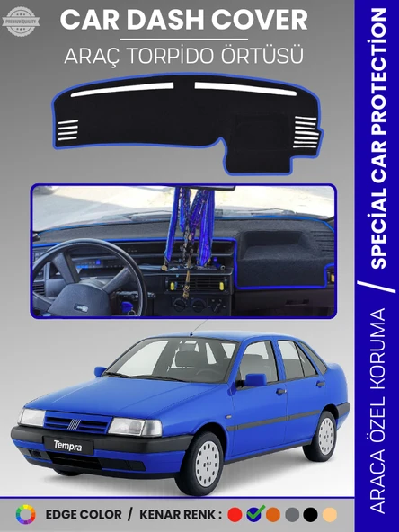 FIAT TEMPRA (1992-1997) DİJİTAL EKRANLI Torpido Örtüsü Araca Özel Çatlamayı Önler ürün görseli 1