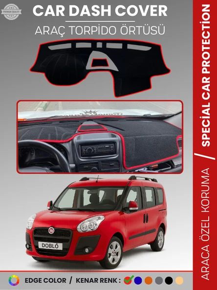 FIAT DOBLO D3 KAPAKLI (2013-2015) AİRBAGSİZ Torpido Örtüsü Göğüs Torpido Koruma Çatlamayı Engeller ürün görseli 1