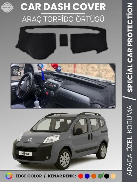 CITROEN NEMO (2007-2020) Torpido Örtüsü Ön Göğüs Koruma Torpido Koruma Çatlamayı Engeller Tam Uyum ürün görseli 1