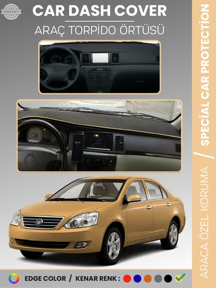 GEELY FC (2008-2012) Torpido Örtüsü Ön Göğüs Torpido Koruma Tam Uyum Çatlamayı Önler Kolay Montaj ürün görseli 1