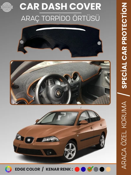 SEAT CORDOBA (2001-2008) Torpido Örtüsü Ön Göğüs Koruma Torpido Koruma Birebir Uyum Kaymaz ürün görseli 1