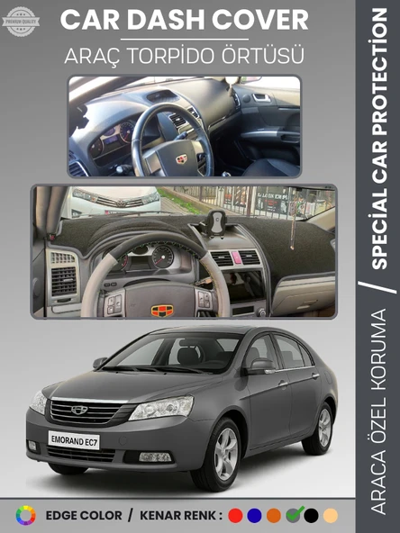 GEELY EMGRAND EC7 (2009-2017) Torpido Örtüsü Ön Göğüs Koruma Torpido Koruma Çatlamayı Önler ürün görseli 1