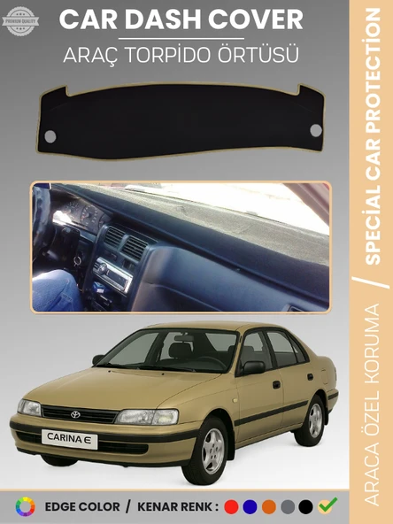 TOYOTA CARİNA-CORONA T190 AİRBAGSİZ (1991-1997) Torpido Örtüsü Ön Göğüs Halı Tam Uyum ürün görseli 1