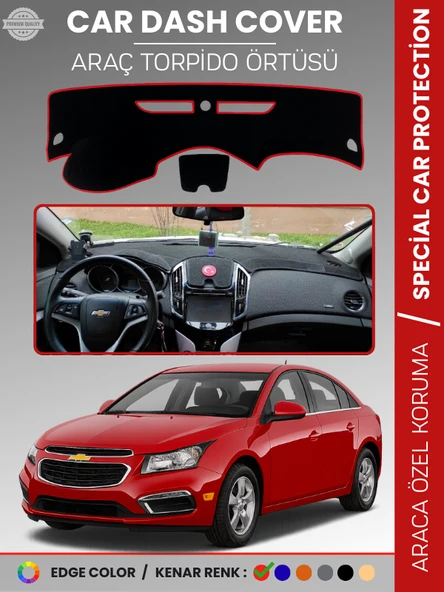 CHEVROLET Cruze (2012-2016) Torpido Örtüsü Ön Göğüs Torpido Koruma Tam Uyum Kaymaz Hızlı Montaj ürün görseli 1