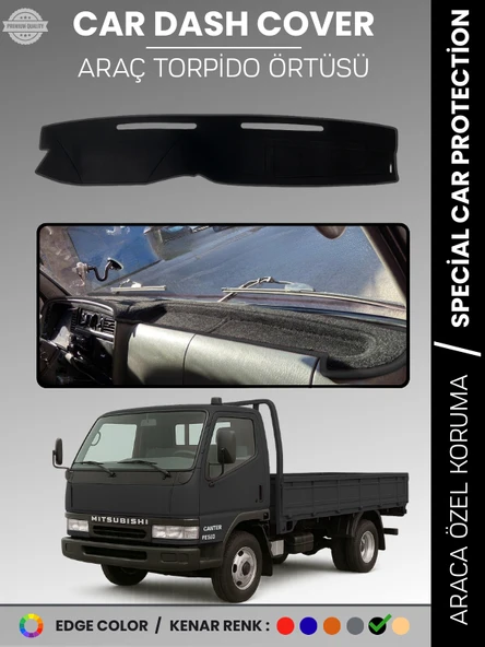 MITSUBISHI FUSO CANTER (1998-2006) Torpido Örtüsü Premium Kalite Torpido Koruma Özel Kesim UV Koruma ürün görseli 1
