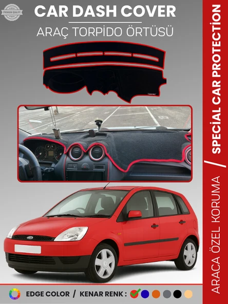 FORD FİESTA (2002-2009) Torpido Örtüsü Ön Panel Koruma Tam Uyum Çatlamayı Önler Kolay Montaj ürün görseli 1