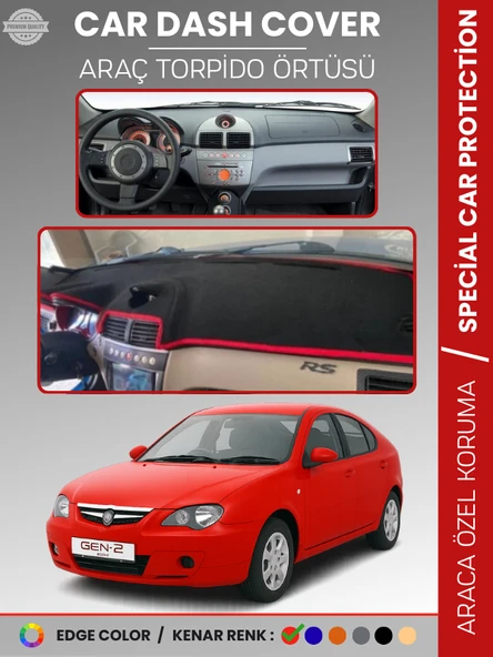 PROTON GEN-2 (2004-2011) Torpido Örtüsü Ön Göğüs Koruma Torpido Koruma Çatlamayı Engeller Tam Uyum ürün görseli 1
