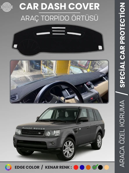 RANGE ROVER SPORT (2005-2013) Torpido Örtüsü Ön Göğüs Koruma Torpido Koruma Çatlamayı UV Koruma ürün görseli 1