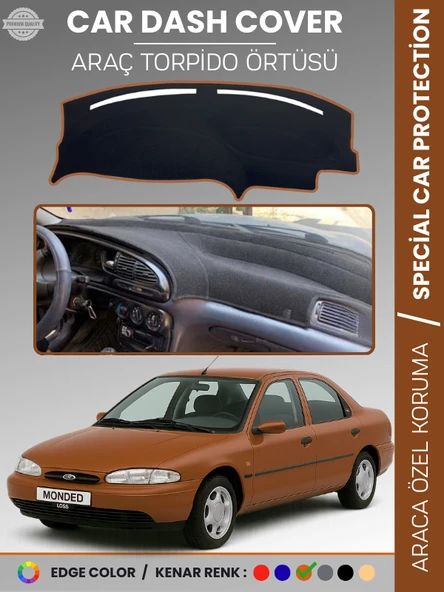 FORD MONDEO (2000-2007) Torpido Örtüsü Ön Göğüs Torpido Koruma Tam Uyum Kaymaz Kolay Montaj ürün görseli 1
