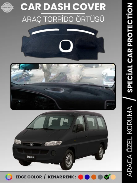 HYUNDAİ STAREX (1997-2007) Torpido Örtüsü Ön Göğüs Tam Uyum Çatlamayı Önler Kaymaz Kolay Montaj ürün görseli 1