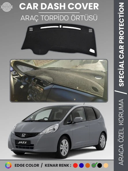 HONDA JAZZ (2009-2013) Torpido Örtüsü Torpido Koruma Tam Uyum Çatlamayı Önler Kolay Montaj ürün görseli 1